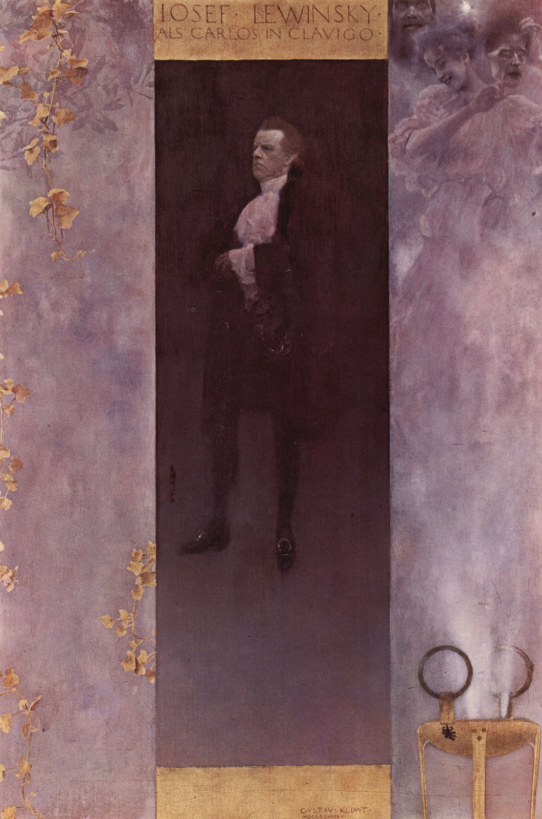 Josef Lewinsky (Gustav Klimt) - Reprodução com Qualidade Museu