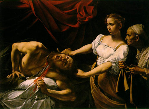 Judith Beheading Holofernes (Caravaggio) - Reprodução com Qualidade Museu