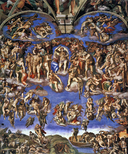 O Último Julgamento (Michelangelo) - Reprodução com Qualidade Museu