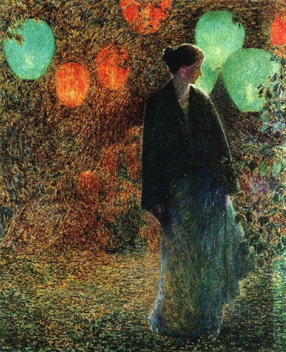 Noite de julho (Childe Hassam) - Reprodução com Qualidade Museu