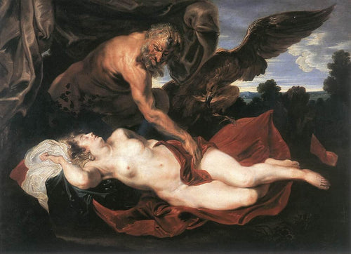 Júpiter e Antíope (Anthony van Dyck) - Reprodução com Qualidade Museu