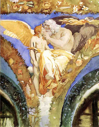 Júpiter Suplicando Eros (John Singer Sargent) - Reprodução com Qualidade Museu