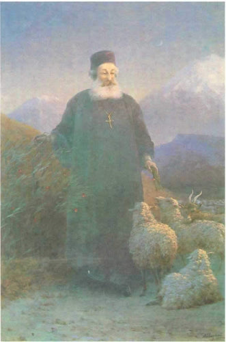 Katolikos Hrimyan Perto de Emiadzin (Ivan Aivazovsky) - Reprodução com Qualidade Museu