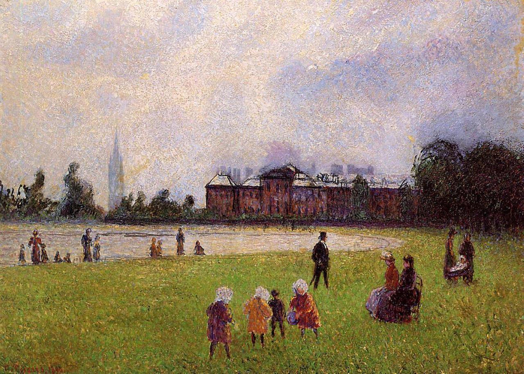 Kensington Gardens, Londres (Camille Pissarro) - Reprodução com Qualidade Museu