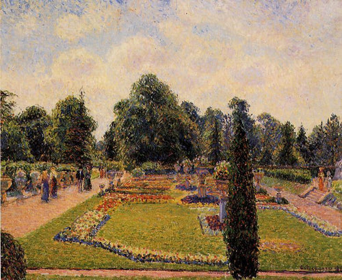 Jardins de Kew - Caminho para a grande estufa (Camille Pissarro) - Reprodução com Qualidade Museu