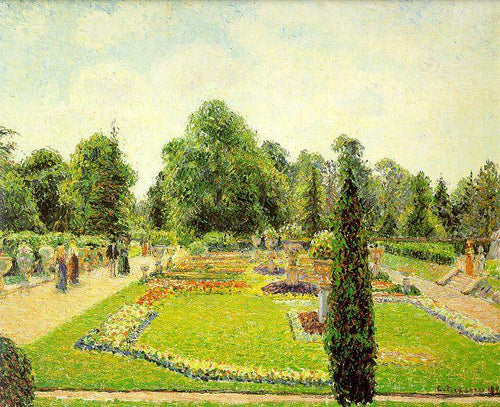 Kew, o caminho para o conservatório principal (Camille Pissarro) - Reprodução com Qualidade Museu