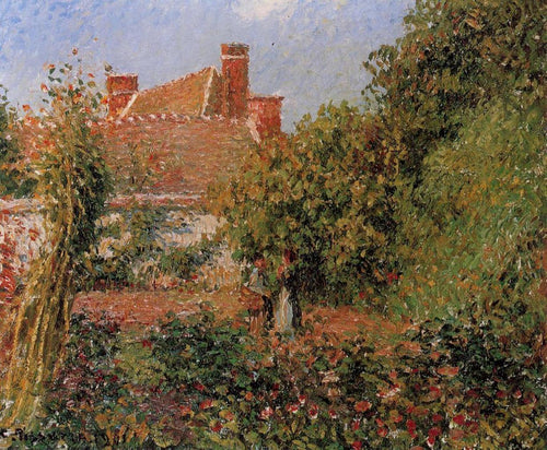 Horta em Eragny, tarde (Camille Pissarro) - Reprodução com Qualidade Museu