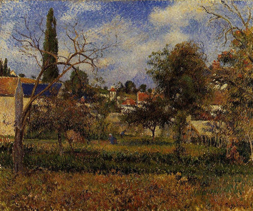 Jardins, Pontoise (Camille Pissarro) - Reprodução com Qualidade Museu