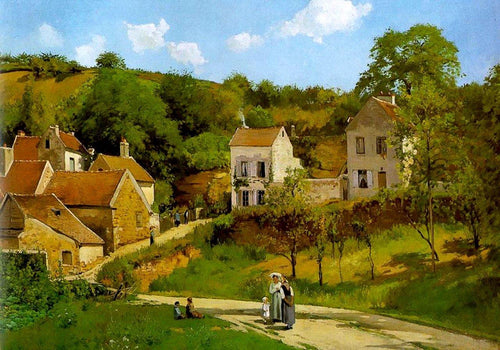 Lhermitage em Pontoise (Camille Pissarro) - Reprodução com Qualidade Museu