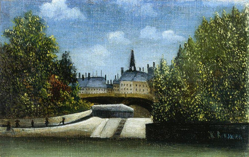 Ile De La Cite (Henri Rousseau) - Reprodução com Qualidade Museu