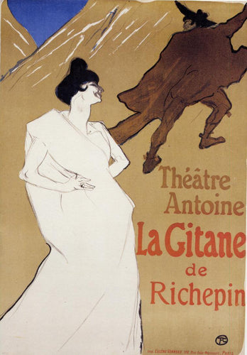 La Gitane, a cigana (Henri de Toulouse-Lautrec) - Reprodução com Qualidade Museu