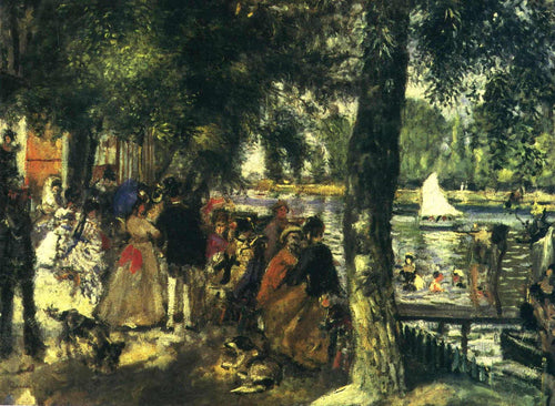 La Grenouillere (Pierre-Auguste Renoir) - Reprodução com Qualidade Museu