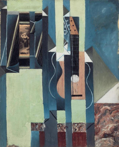 A guitarra (Juan Gris) - Reprodução com Qualidade Museu