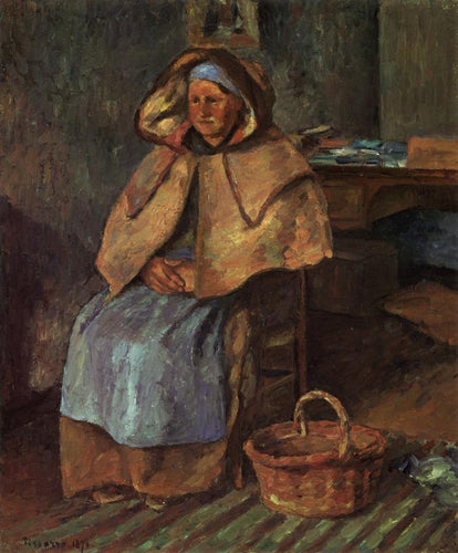 La Mere Gaspard (Camille Pissarro) - Reprodução com Qualidade Museu
