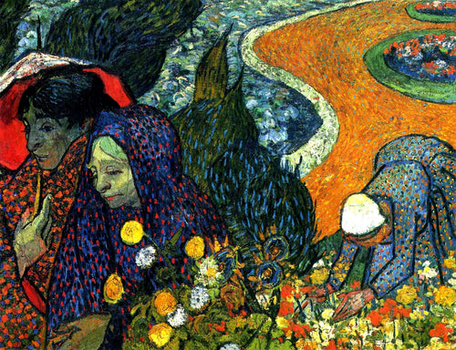 Ladies Of Arles - Memories Of The Garden At Etten (Vincent Van Gogh) - Reprodução com Qualidade Museu
