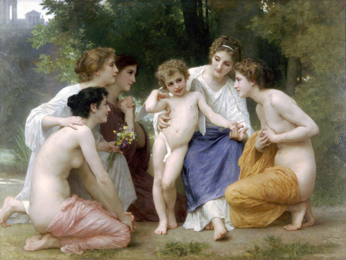 Ladmiration (William-Adolphe Bouguereau) - Reprodução com Qualidade Museu
