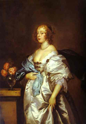 Lady Borlase (Anthony van Dyck) - Reprodução com Qualidade Museu