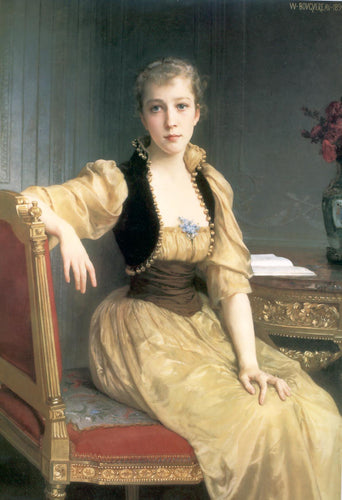 Lady Maxwell (William-Adolphe Bouguereau) - Reprodução com Qualidade Museu