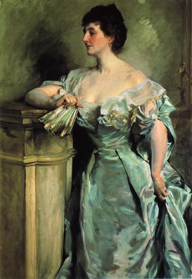 Lady Meysey Thompson (John Singer Sargent) - Reprodução com Qualidade Museu