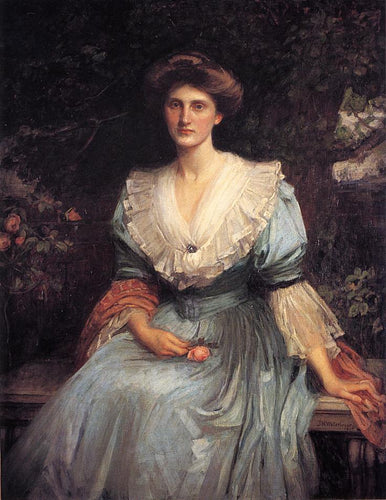 Lady Violet Henderson (John William Waterhouse) - Reprodução com Qualidade Museu