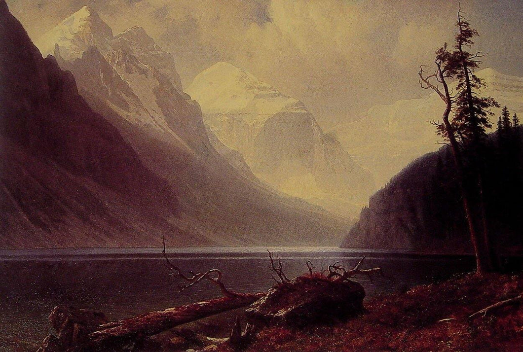 Lake Louise (Albert Bierstadt) - Reprodução com Qualidade Museu