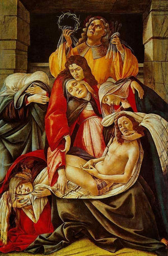 Lamentação sobre o Cristo Morto (Sandro Botticelli) - Reprodução com Qualidade Museu