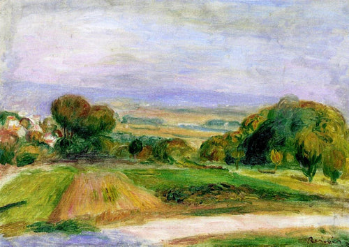 Paisagem Magagnosc (Pierre-Auguste Renoir) - Reprodução com Qualidade Museu