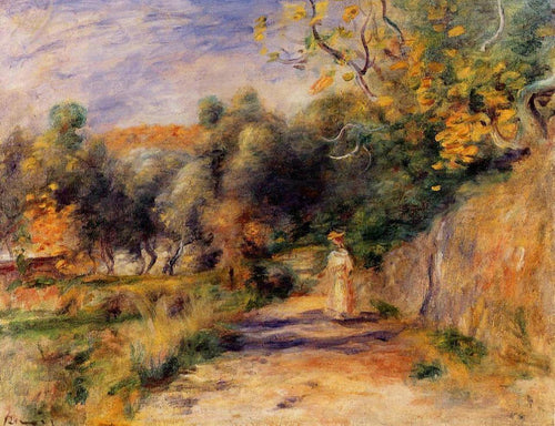 Paisagem em Cagnes (Pierre-Auguste Renoir) - Reprodução com Qualidade Museu