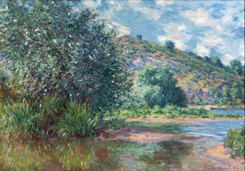 Paisagem em Port-Villez (Claude Monet) - Reprodução com Qualidade Museu
