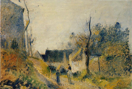 Paisagem em Valhermeil (Camille Pissarro) - Reprodução com Qualidade Museu
