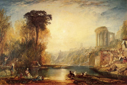 Composição da paisagem de Tivoli (Joseph Mallord William Turner) - Reprodução com Qualidade Museu