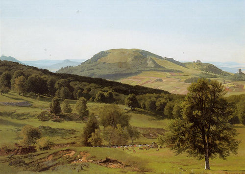 Hill And Dale (Albert Bierstadt) - Reprodução com Qualidade Museu
