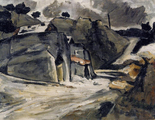 Paisagem da Provença (Paul Cézanne) - Reprodução com Qualidade Museu
