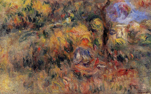 Desenho de Paisagem (Pierre-Auguste Renoir) - Reprodução com Qualidade Museu