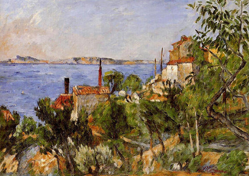 Panorama. Estudo após a natureza (Paul Cézanne) - Reprodução com Qualidade Museu