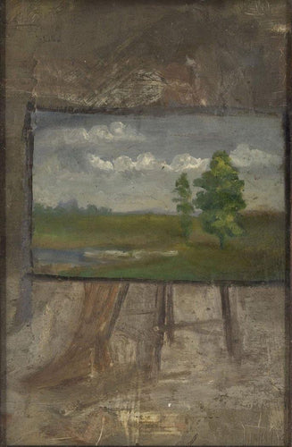 Esboço de uma paisagem (Thomas Eakins) - Reprodução com Qualidade Museu