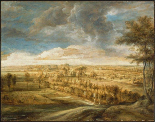 Paisagem com uma avenida de árvores (Peter Paul Rubens) - Reprodução com Qualidade Museu