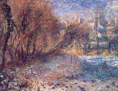Paisagem com neve (Pierre-Auguste Renoir) - Reprodução com Qualidade Museu