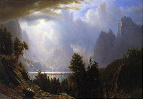 Panorama (Albert Bierstadt) - Reprodução com Qualidade Museu
