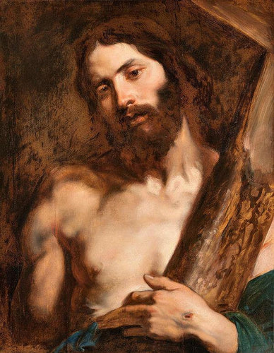 Cristo carregando a cruz (Anthony van Dyck) - Reprodução com Qualidade Museu