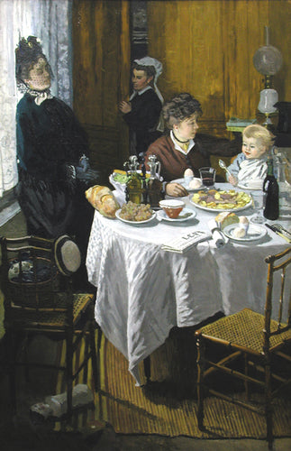O almoço (Claude Monet) - Reprodução com Qualidade Museu