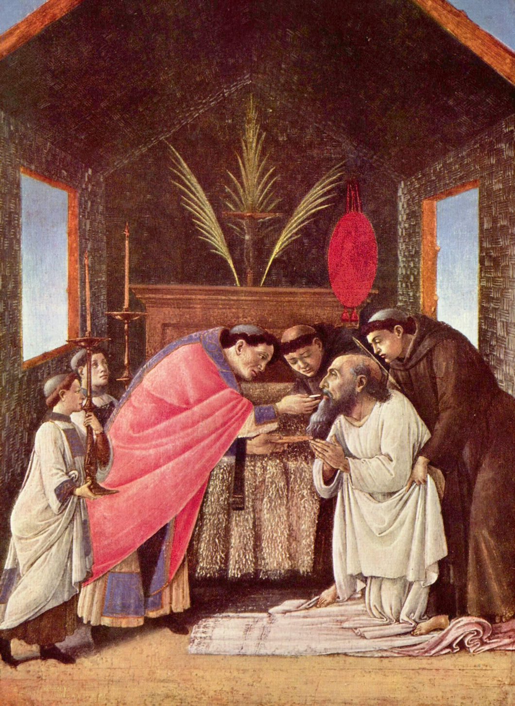 Última Comunhão de São Jerônimo (Sandro Botticelli) - Reprodução com Qualidade Museu