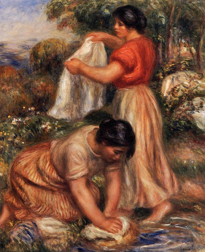 Lavanderias (Pierre-Auguste Renoir) - Reprodução com Qualidade Museu