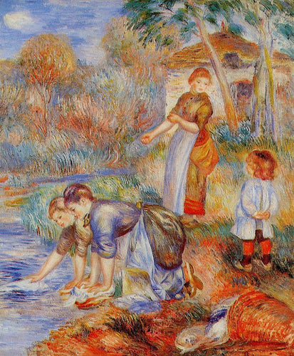 Lavanderias (Pierre-Auguste Renoir) - Reprodução com Qualidade Museu