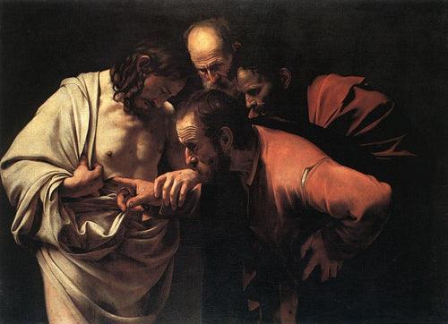 A Incredulidade de São Tomás (Caravaggio) - Reprodução com Qualidade Museu