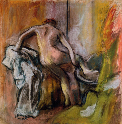 Saindo do banho (Edgar Degas) - Reprodução com Qualidade Museu