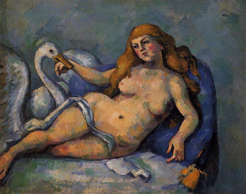 Leda e o cisne (Paul Cézanne) - Reprodução com Qualidade Museu