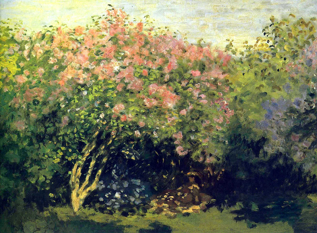Lilacs In The Sun (Claude Monet) - Reprodução com Qualidade Museu
