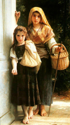 Pequeno mendigo (William-Adolphe Bouguereau) - Reprodução com Qualidade Museu