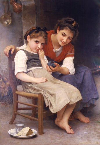 Little Sulky (William-Adolphe Bouguereau) - Reprodução com Qualidade Museu